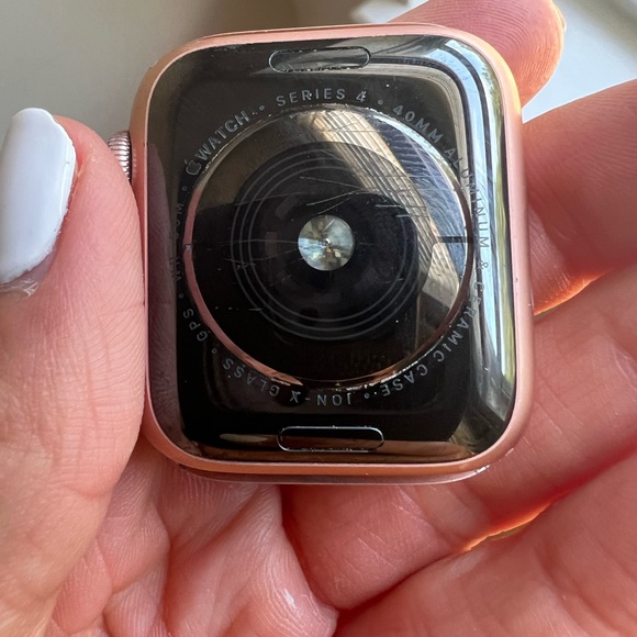 Apple watch series 4 40 mm. Has scratches on face as shown. All bands included - Picture 5 of 8